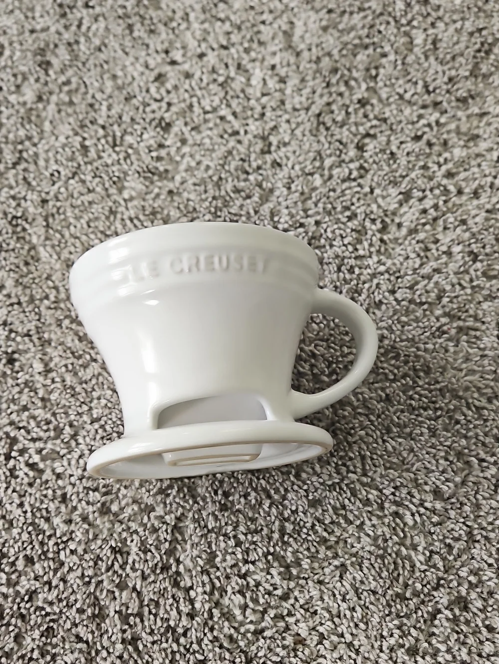 Le Creuset White Ceramic Pour Over Coffee Maker